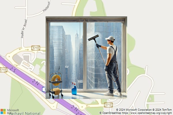 ניקיון חלונות בבת חן