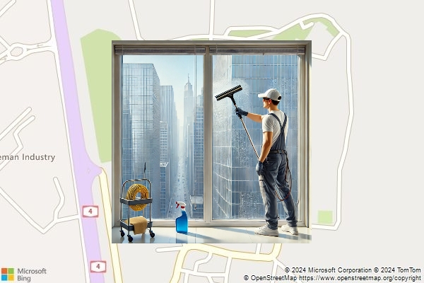ניקיון חלונות בקיבוץ כפר מסריק